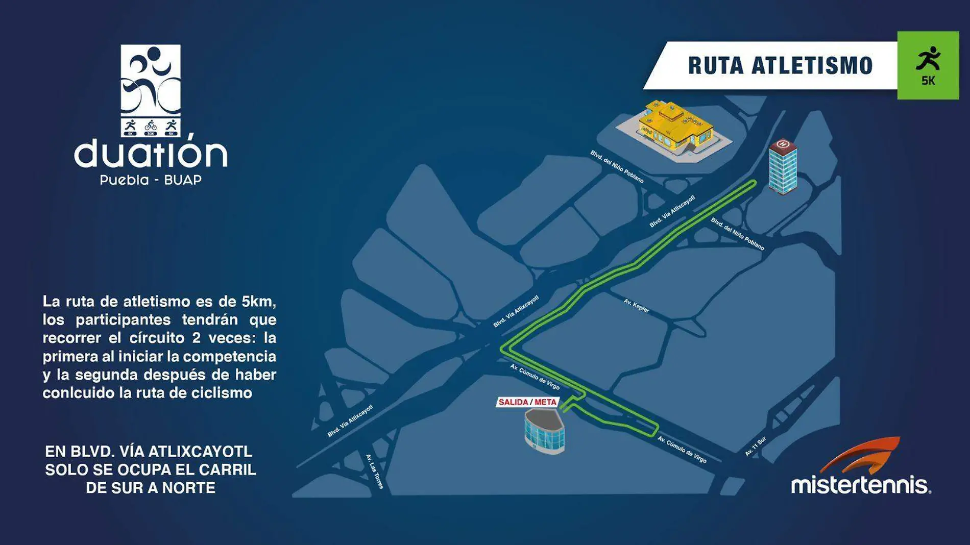 Ruta atletismo